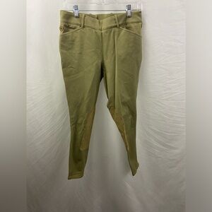Ariat Breeches Pants Equestrian Riding Khaki Horseback Womens Size 28R